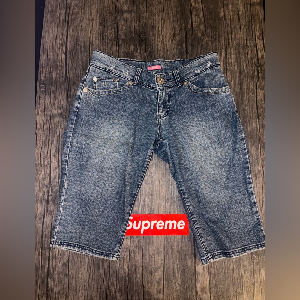 Blue Denim Shorts